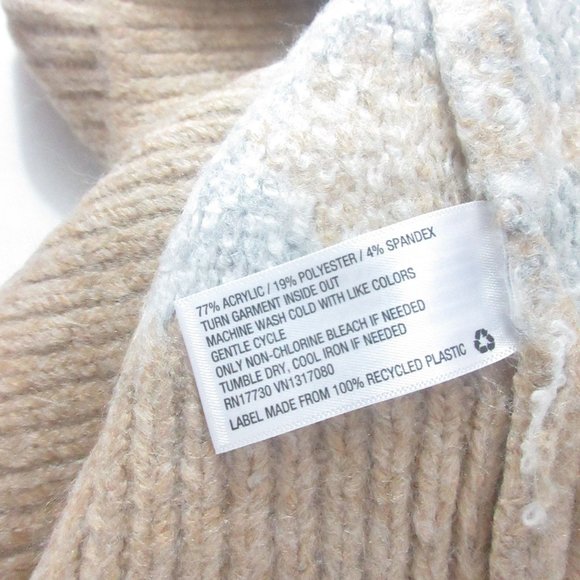 a.new. day women's XS sweater thick Tan Crew Neck Oversized winter Sweater NEW - Picture 7 of 7